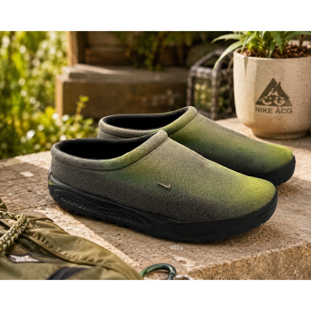 Nike ACG Rufus Mule Green Gradient Slip On Shoes IB5843-300 Men's Size 14